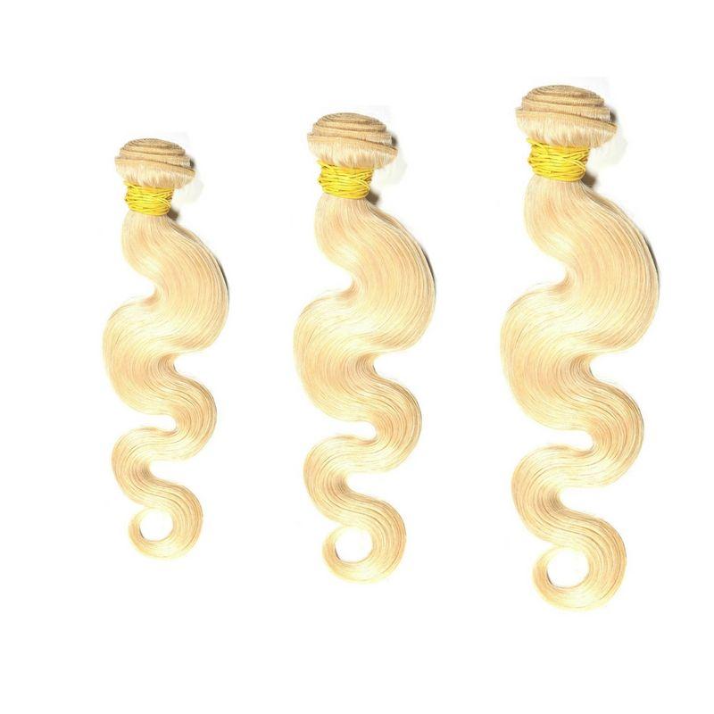 Russian Blonde Body Wave Bundle Packs